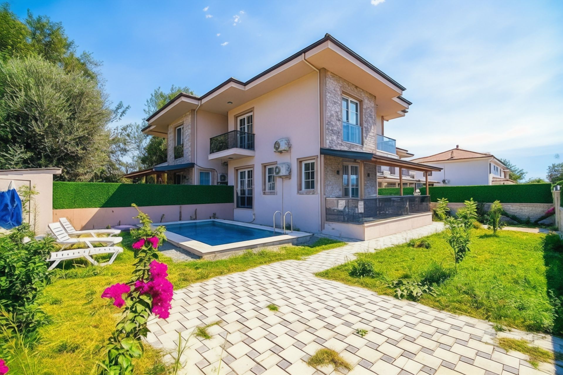 Likya Karya Villaları havuz